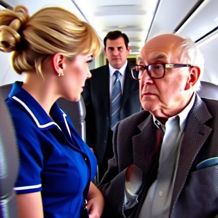 When a Flight Attendant Whispered for Me to Pretend I Was Sick and Leave the Plane, I Didn’t Understand—Until I Saw the Look on My Son and Daughter-in-Law’s Faces