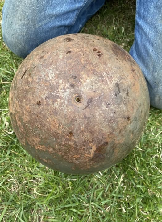 Discovering History in a Creek: Could It Be a Cannonball?