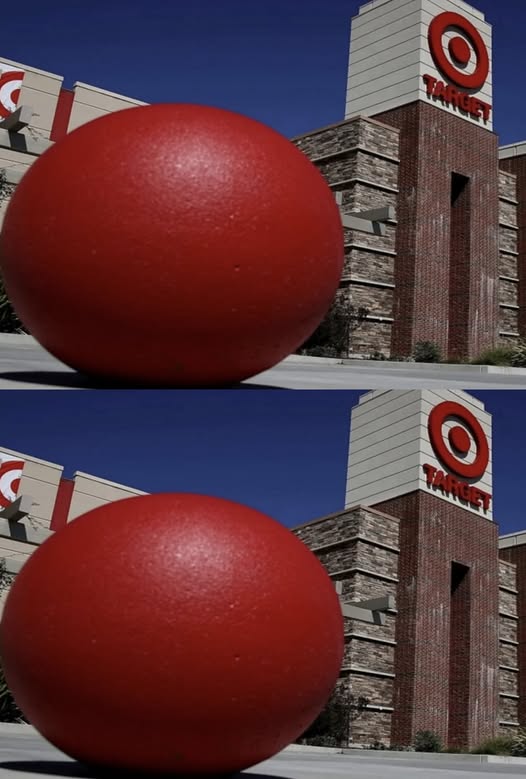 What the Big Red Spheres Outside of Target Are For