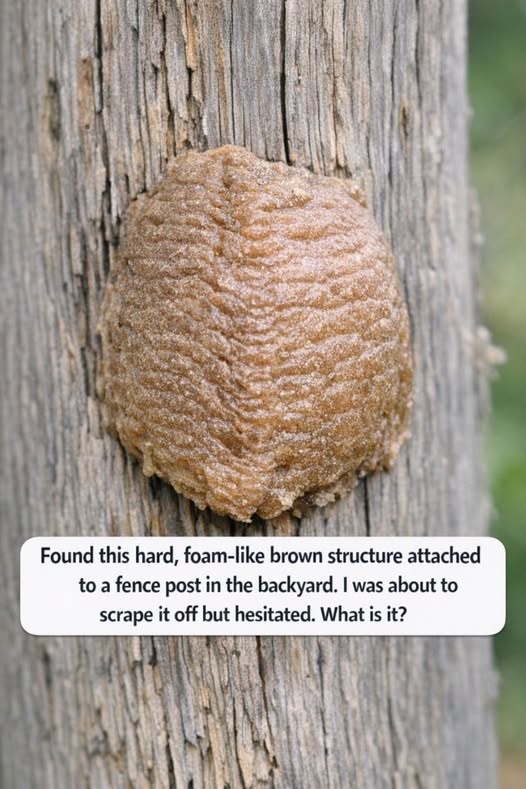 What Is That Strange Foam-Like Structure on Your Fence? A Backyard Discovery Explained